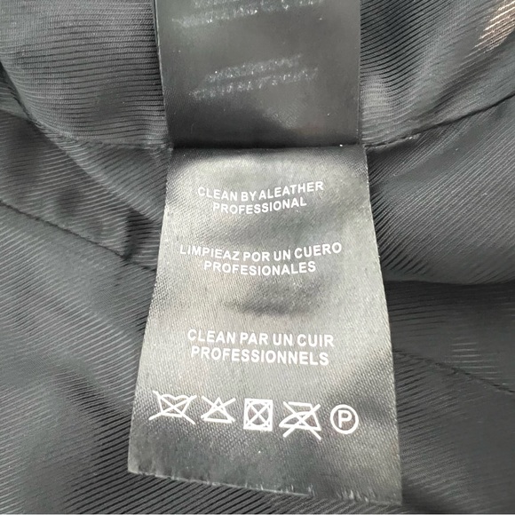 Bebe Black 100% Real  Leather Jacket - Picture 14 of 16